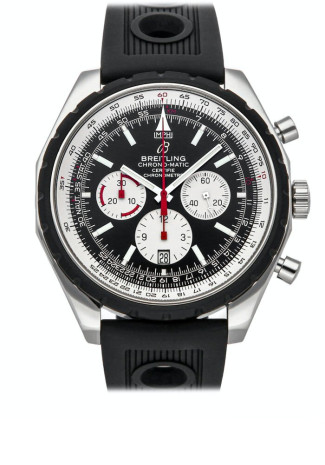 Breitling Chrono-Matic 49mm Automatic Steel Black Dial Black Rubber Strap A1436002/B920 NEW