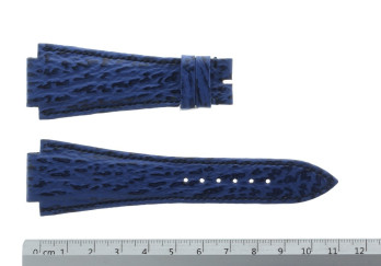Blue Audemars Piguet Shark skin strap for Offshore Vintage. Size XL