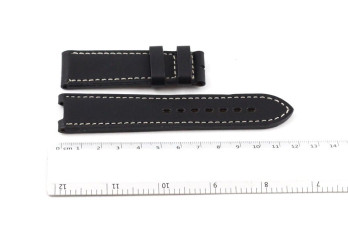 Leather Strap Black Militare Large