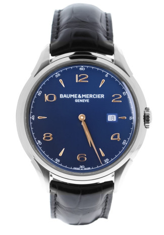 Baume & Mercier Clifton Date 45mm Steel Blue Dial M0A10420