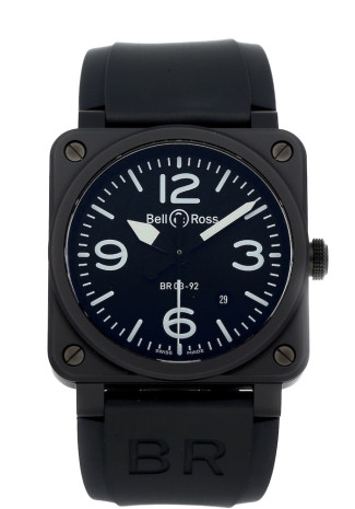 Bell & Ross Aviation Automatic Black Dial Date