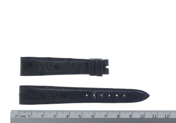 Blancpain Dark Grey Ostrich Bracelet