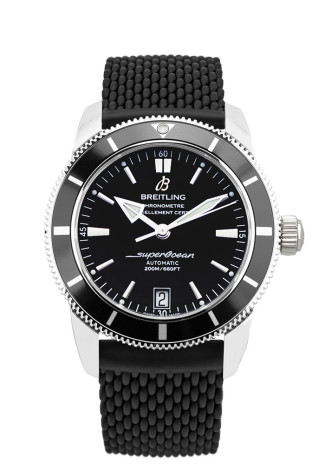 Breitling Superocean Heritage B20 Automatic 42mm Steel Case Black Dial Black Rubber Strap AB2010121B1S1