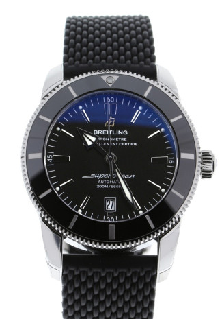 Breitling Superocean Heritage B20 Automatic 46mm Steel Case Black Dial Black Rubber Strap AB2020121B1S1