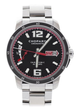 Chopard Mille Miglia GTS Power Control 43mm Steel case Black dial steel bracelet 158566-3001