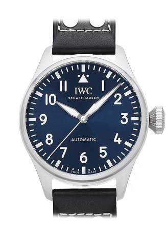 IWC Pilot Big Pilot's Watch 43mm Steel blue dial Calfskin bracelet IW329303