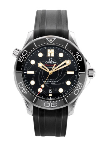 Omega Seamaster Diver 300M James Bond 42mm Steel Case Black Dial Black Rubber Strap Limited Edition 210.22.42.20.01.004