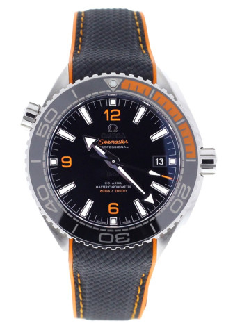 Omega Seamaster Planet Ocean co-axial 44mm Steel Case Black Dial Black Rubber Strap 215.32.44.21.01.001
