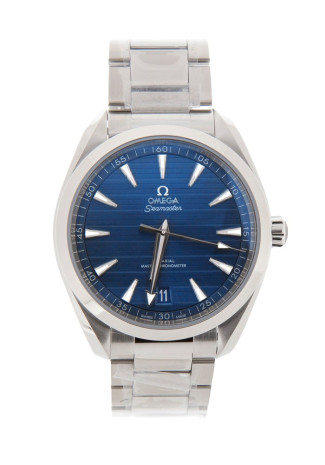 Omega Seamaster Aqua Terra 150M Co-Axial Master Chronometer 41mm Steel Case Blue Dial Steel Bracelet 220.10.41.21.03.004