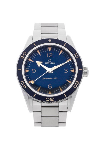 Omega Seamaster 300m Co-axial Master Chronometer 41mm Steel Case Blue Dial Steel Bracelet 234.30.41.21.03.001