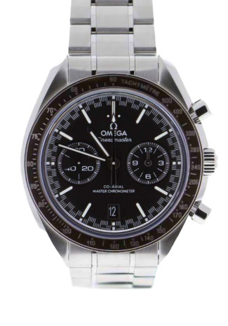 Omega Speedmaster Racing CO‑AXIAL Master Chronometer Chronograph 44 mm Steel Case Black Dial Steel Bracelet 329.30.44.51.01.001