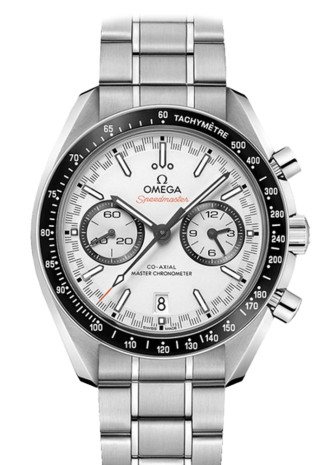 Omega Speedmaster Racing Master Co-Axial 44mm Steel Case White Dial Steel Bracelet 329.30.44.51.04.001