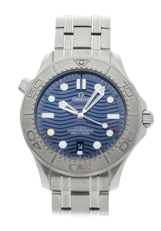 Omega Seamaster Diver 300M Master Chronometer Beijing Olympics 42mm Steel Case Blue ial Steel Bracelet Limited Edition  2022 522.30.42.20.03.001