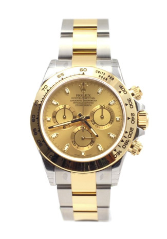 Rolex Cosmograph Daytona 40mm Steel & Yellow Gold Case Champagne Dial Steel & Yellow Gold Bracelet 116503