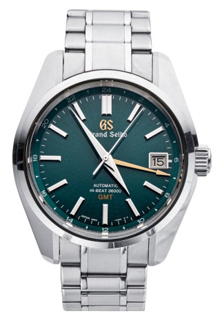 Grand Seiko Heritage Hi Beat Peacock 40mm Steel case Green Dial GMT Limited Edition SBGJ227G