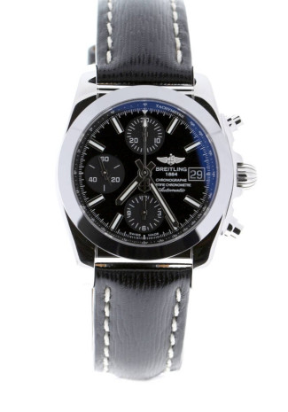 Breitling Chronomat 38 Sleek T Steel Black Dial W1331012/BD92